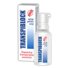 Transpiblock, Spray pentru corp impotriva transpiratiei excesive, 50ml